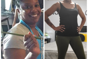Janea lost 35 Pounds after a Challenging Pregnancy