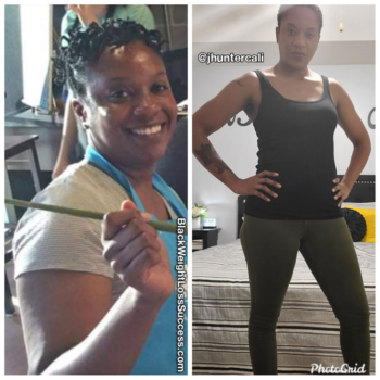 Janea lost 35 Pounds after a Challenging Pregnancy